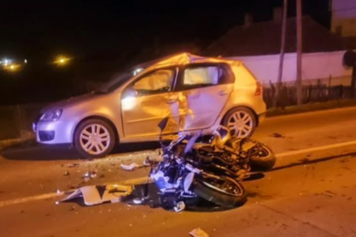 Saobraćajna nezgoda u Debrcu, motociklista teško povređen