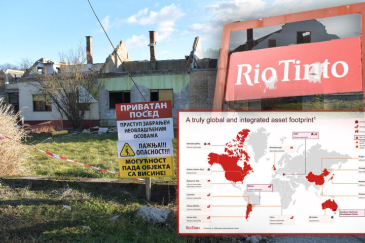 Blumberg: Rio Tinto konzervira projekat Jadar