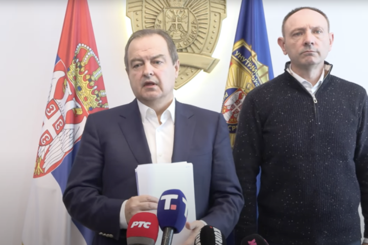 Dačić se obratio povodom napada na studente u Novom Sadu