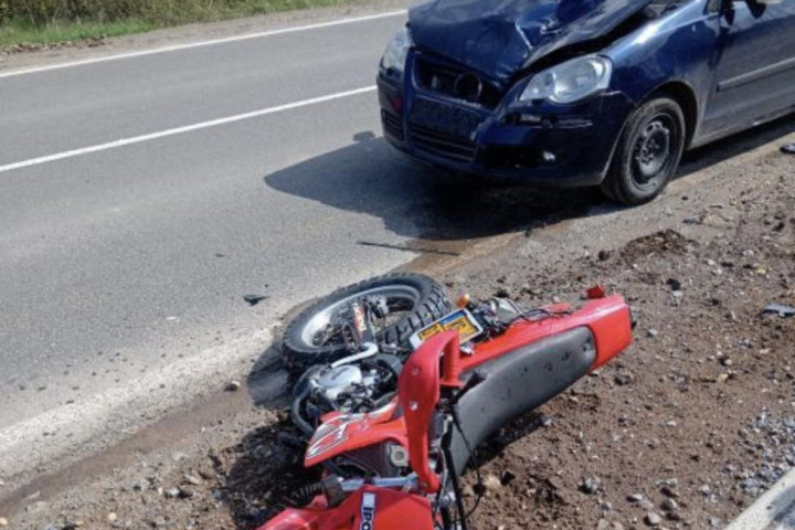 Teška saobraćajna nezgoda u Svilajncu, motociklista teško povređen