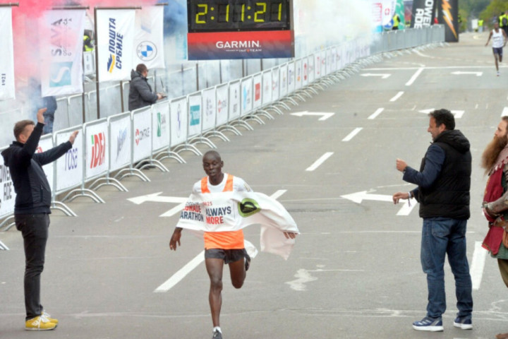 Pobednik Beogradskog maratona atletičar Gilbert Kipleting Čumba