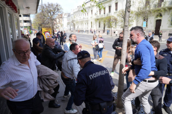 Policija privela muškarca koji je izazvao incident tokom tišine u Zemunu
