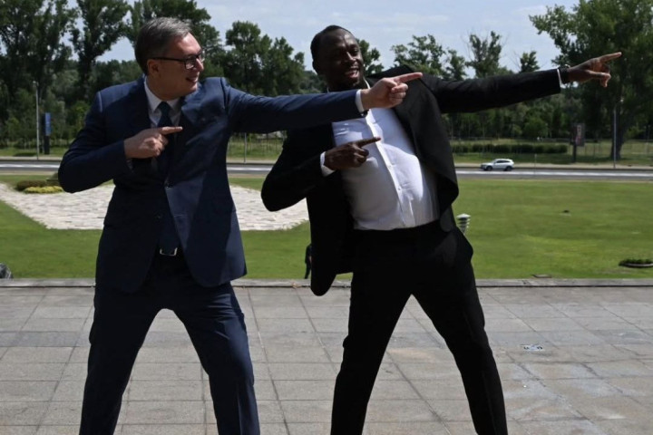 Vučić se sastao sa Juseinom Boltom u Palati Srbija: Olimpijski rekorder biće promoter EXPO 2027