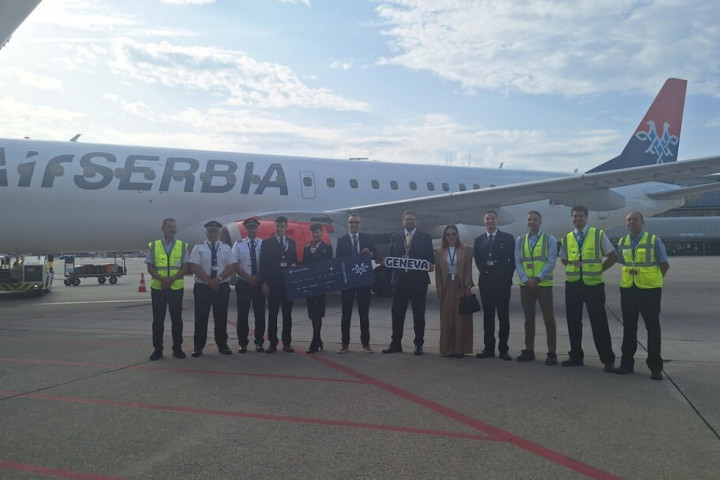 Er Srbija od danas leti direktno za Ženevu