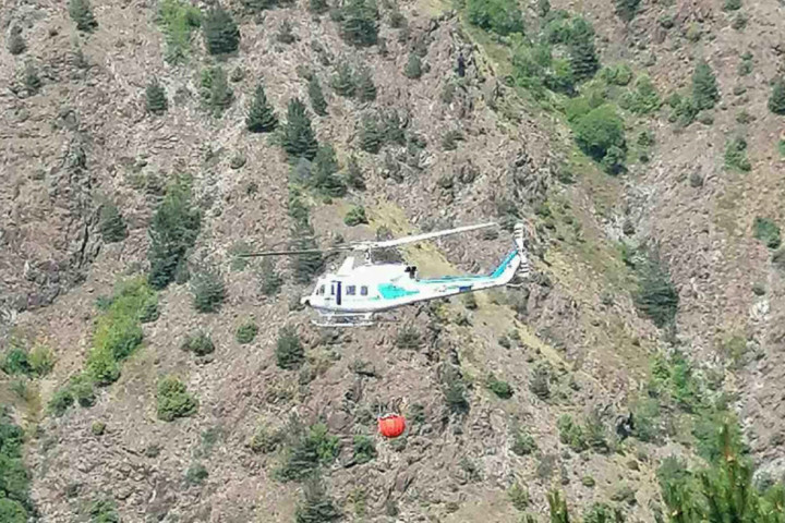 BiH: Požar u Ljubuški, jak vetar ometa gašenje