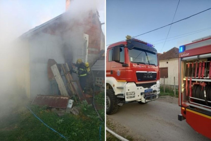 Rano jutros izbio požar u okolini Jagodine