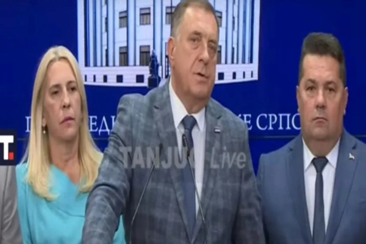 Dodik nakon presude: Ovo je udar na Republiku Srpsku, očekujem potpunu podršku Srbije, pozivam narod na mir