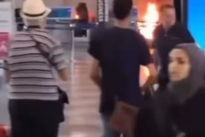 NAPAD NA AERODROMU U MILANU: Ljudi beže, šalteri u plamenu!