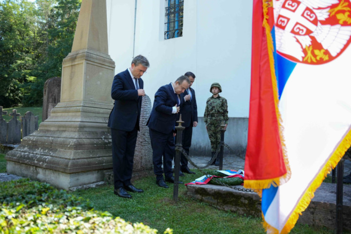Ministri Dačić, Selaković i Milićević položili venac na spomenik Proti Mateji Nenadović