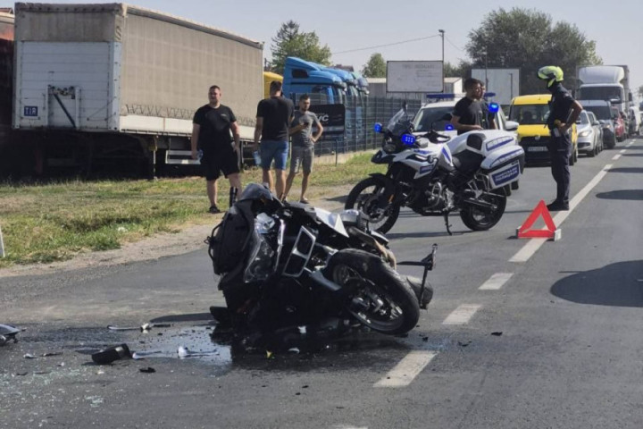 Oboren motociklista u Futogu: Uviđaj i dalje u toku