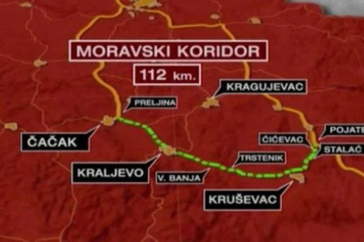 Vučić: Ceo Moravski koridor biće gotov do 28. juna sledeće godine