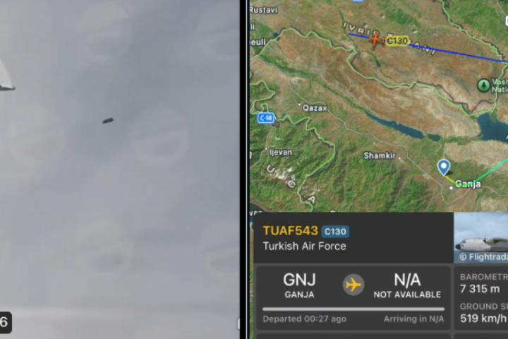 Turski transportni avion srušio se na granici Gruzije i Azerbejdžana (VIDEO)