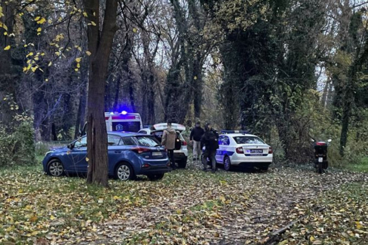 Prvi slike i snimci požara na Adi: Nađeno telo muškarca, sve vrvi od policije i vatrogasaca