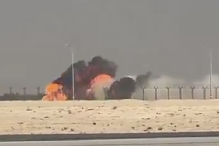 Avion se srušio na mitingu u Dubaiju