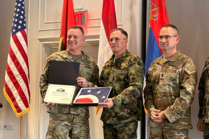 General Mojsilović u višednevnoj poseti SAD na poziv komandanta Nacionalne garde Ohaja