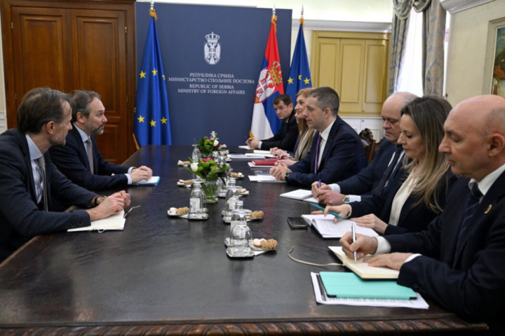 Đurić sa Žiofreom o odnosima Srbije i Evropske unije i dinamici pristupnog procesa