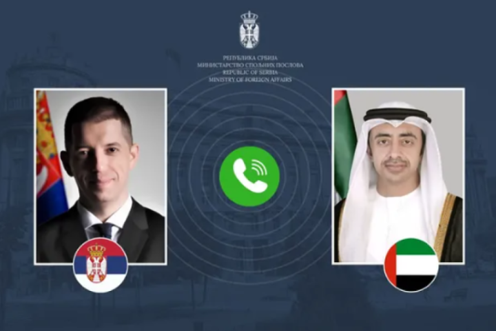Đurić razgovarao sa ministrom spoljnih poslova UAE: Naši građani se osećaju bezbedno I sigurno