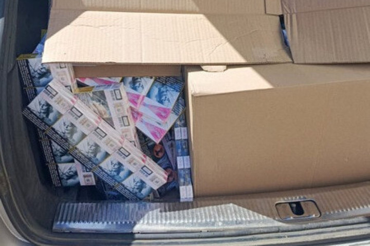 Osumnjičeni vozio 11000 paklica cigareta, oštetio budžet za 4 miliona dinara