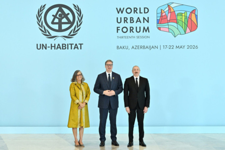 Vučić na Svetskom urbanom forumu u Bakuu: EXPO 2027 u Beogradu donosi električne avione i pametne sisteme