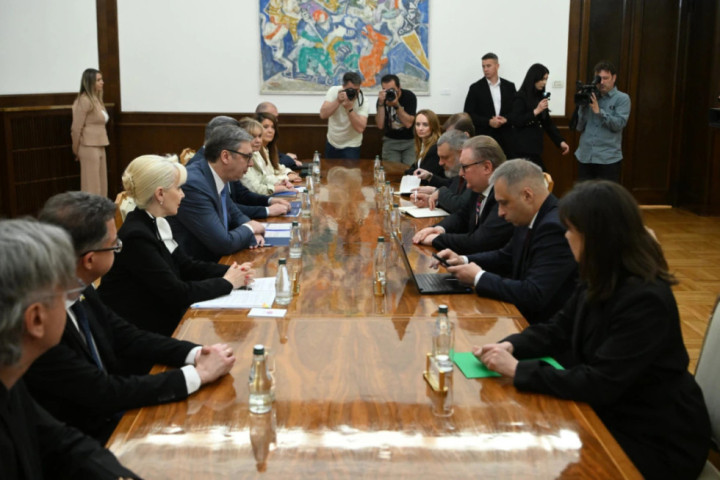 Vučić sa Kačkom o slobodnoj trgovini i jačanju saradnje Srbije i Ukrajine
