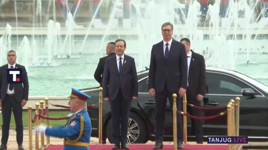 Predsednik Izraela u Beogradu: Dočekao ga Vučić